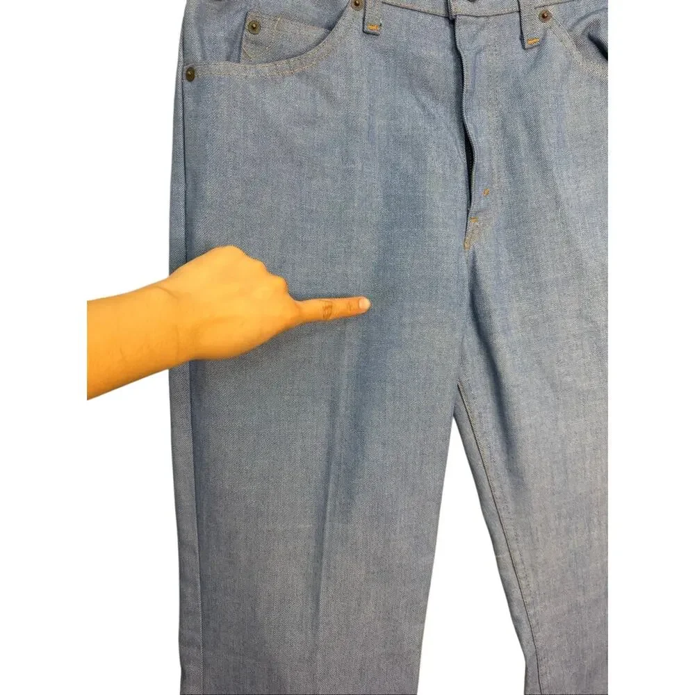 Vintage Levi’s Sta Prest Never Needs Ironing Jeans Orange Tag Rare Size W33 XL33